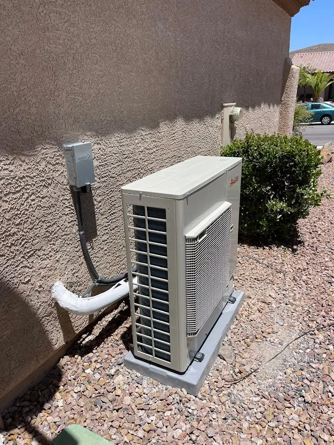 Residential air conditioning condenser unit in Gibsonton